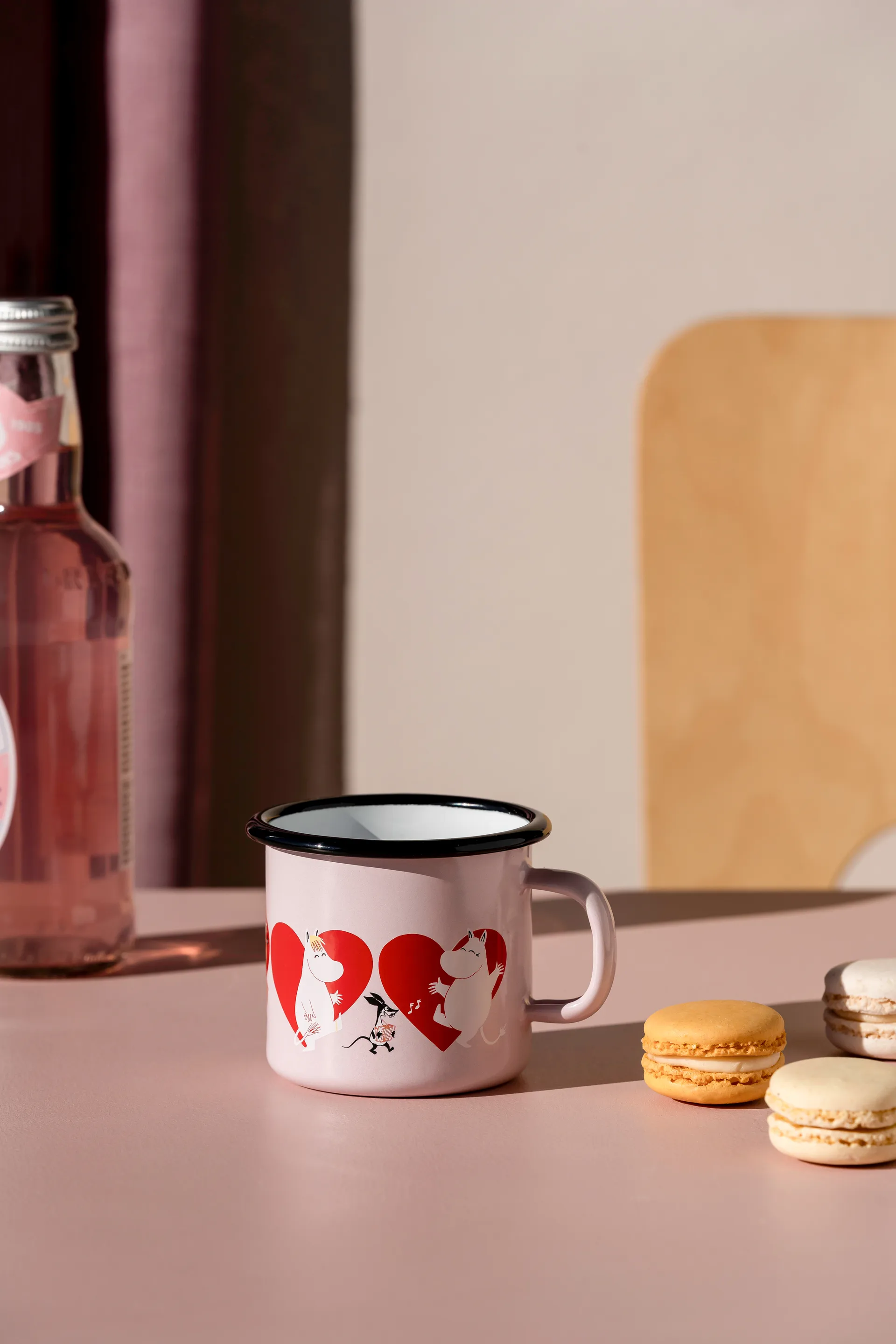 Taza esmaltada Moomin 25 cl, Corazón Muurla
