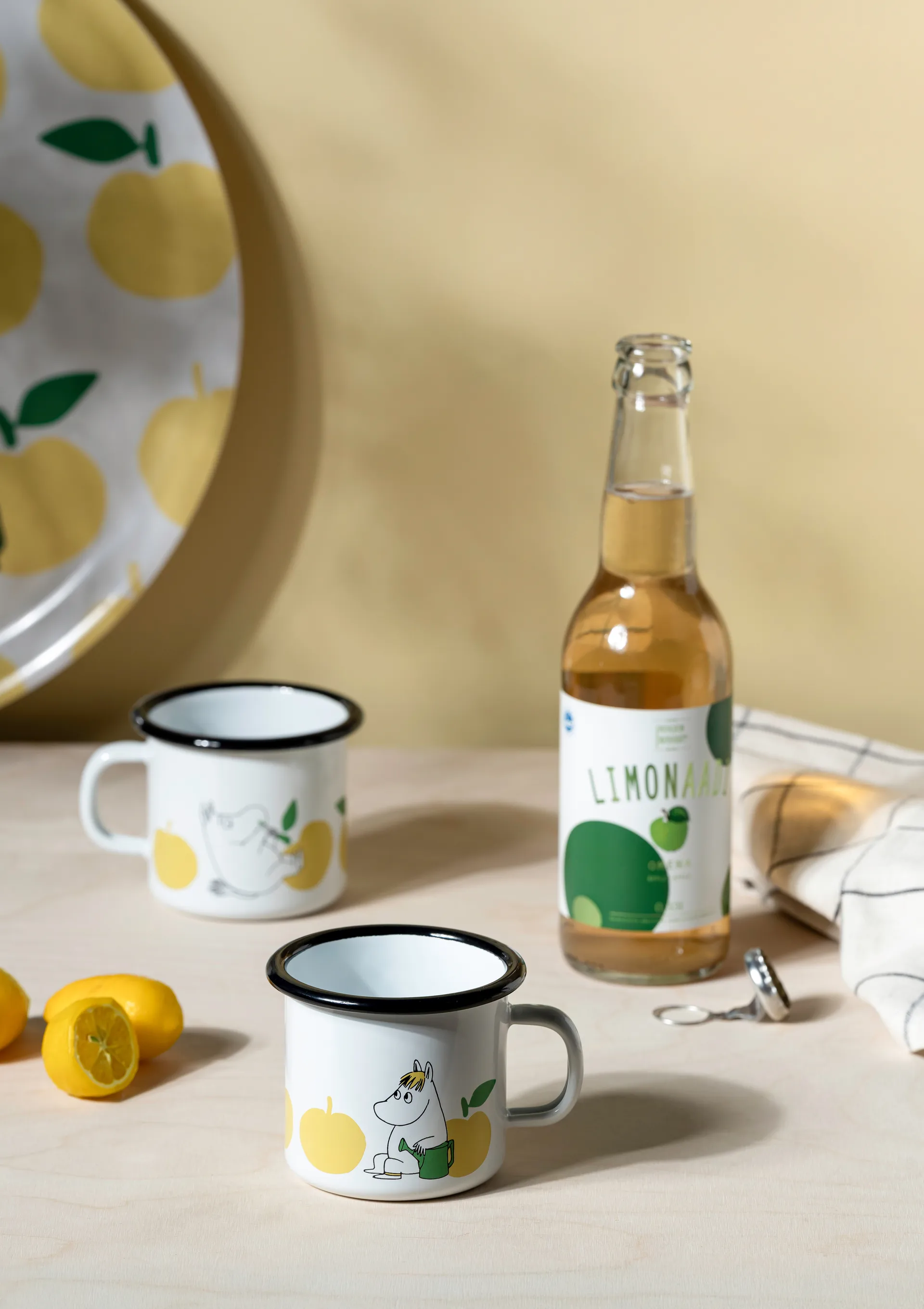Taza esmaltada Moomin 25 cl, Manzanas Alegres Muurla