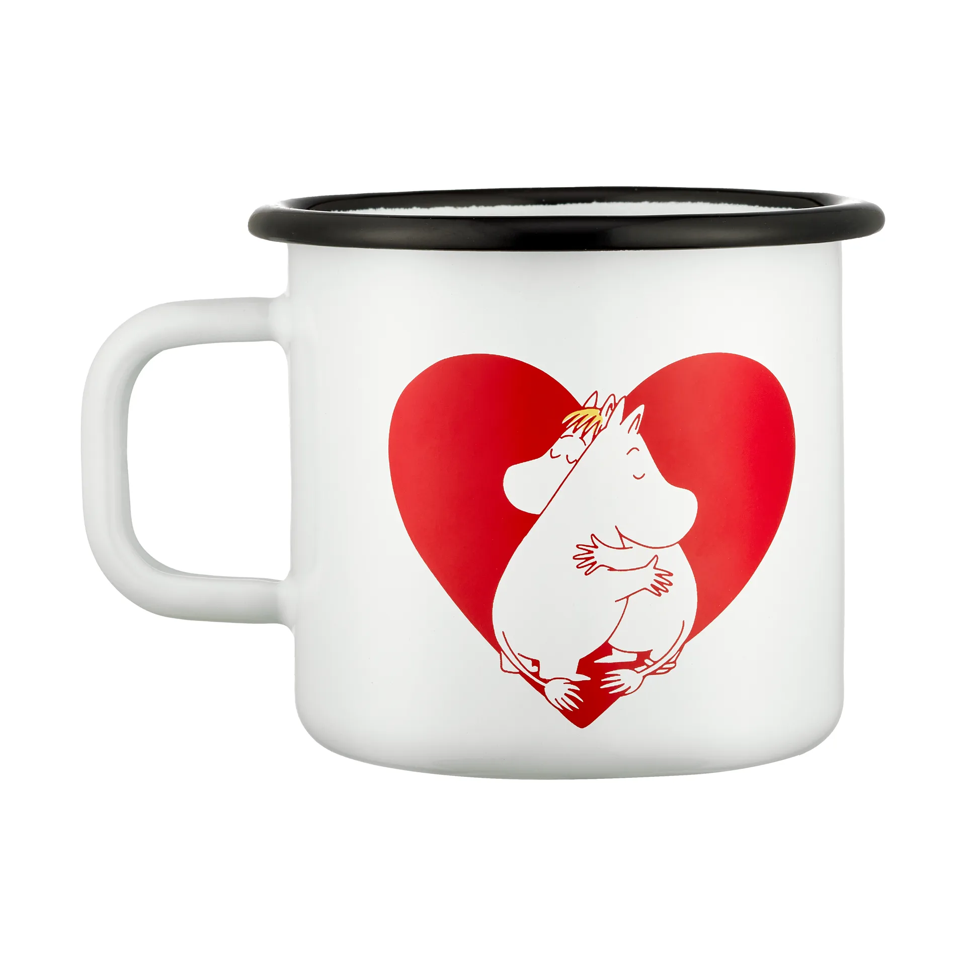 Taza esmaltada Moomin 37 cl, Corazón Muurla
