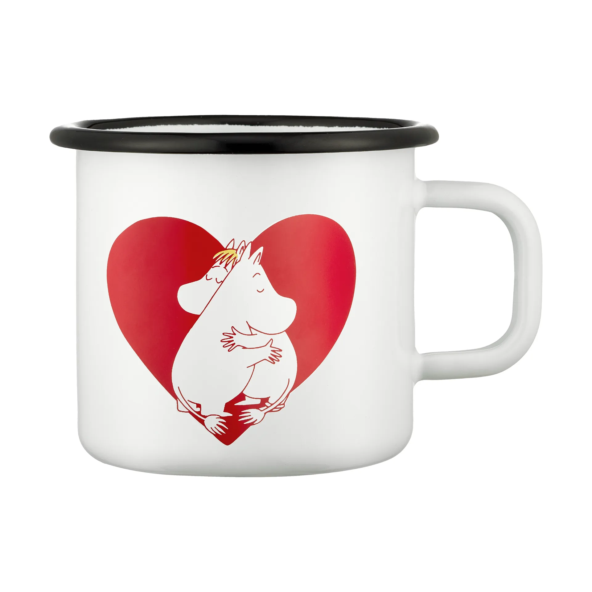 Taza esmaltada Moomin 37 cl, Corazón Muurla