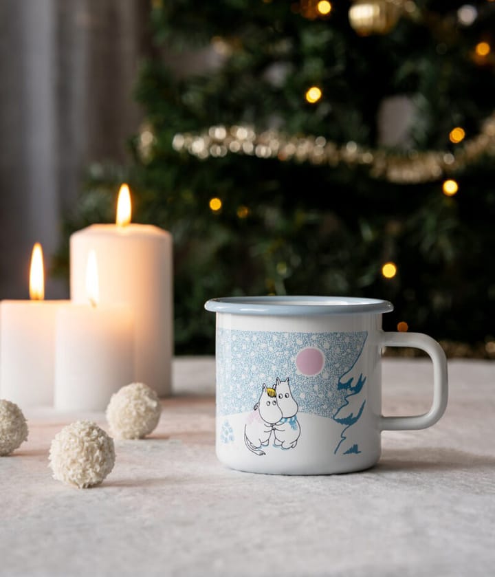 Taza esmaltada Moomin 37 cl, Let it snow Muurla