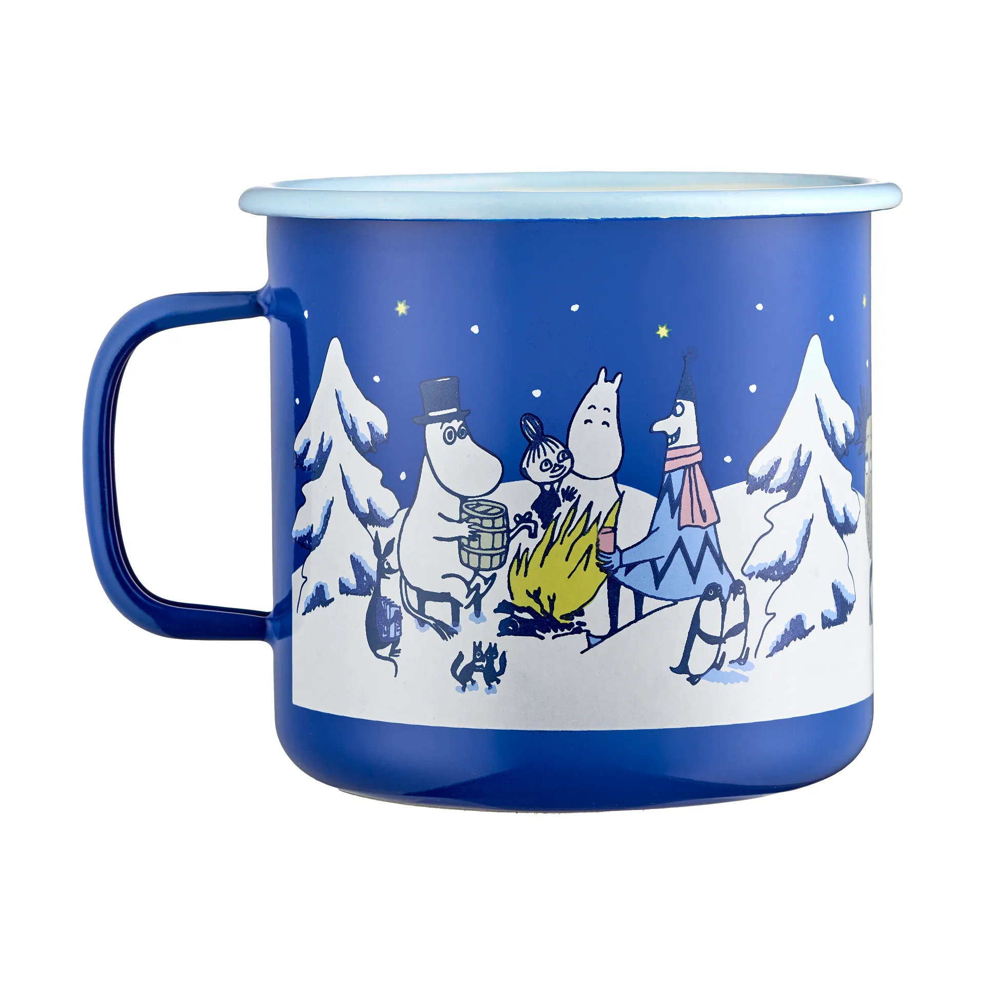 Taza esmaltada Moomin 80 cl, Noche estrellada Muurla