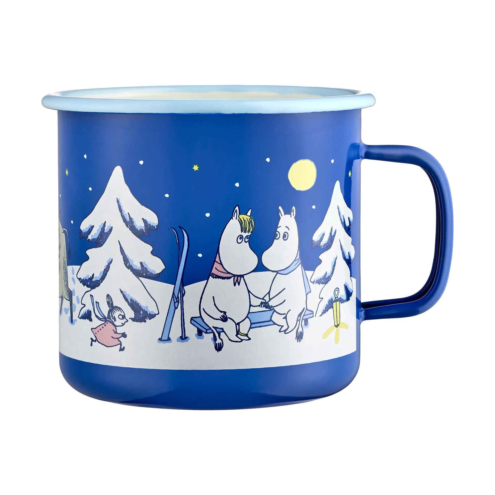 Taza esmaltada Moomin 80 cl, Noche estrellada Muurla