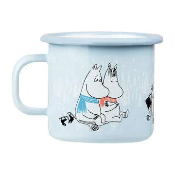 Taza esmaltada Moomin Day on Ice 25 cl - Azul - Muurla