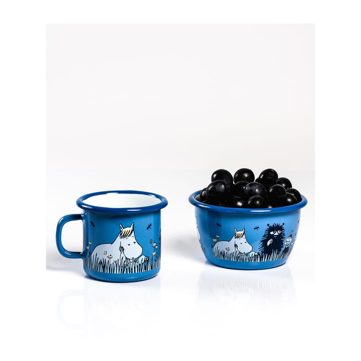 Taza esmaltada Moomin Friends 25 cl - Azul - Muurla