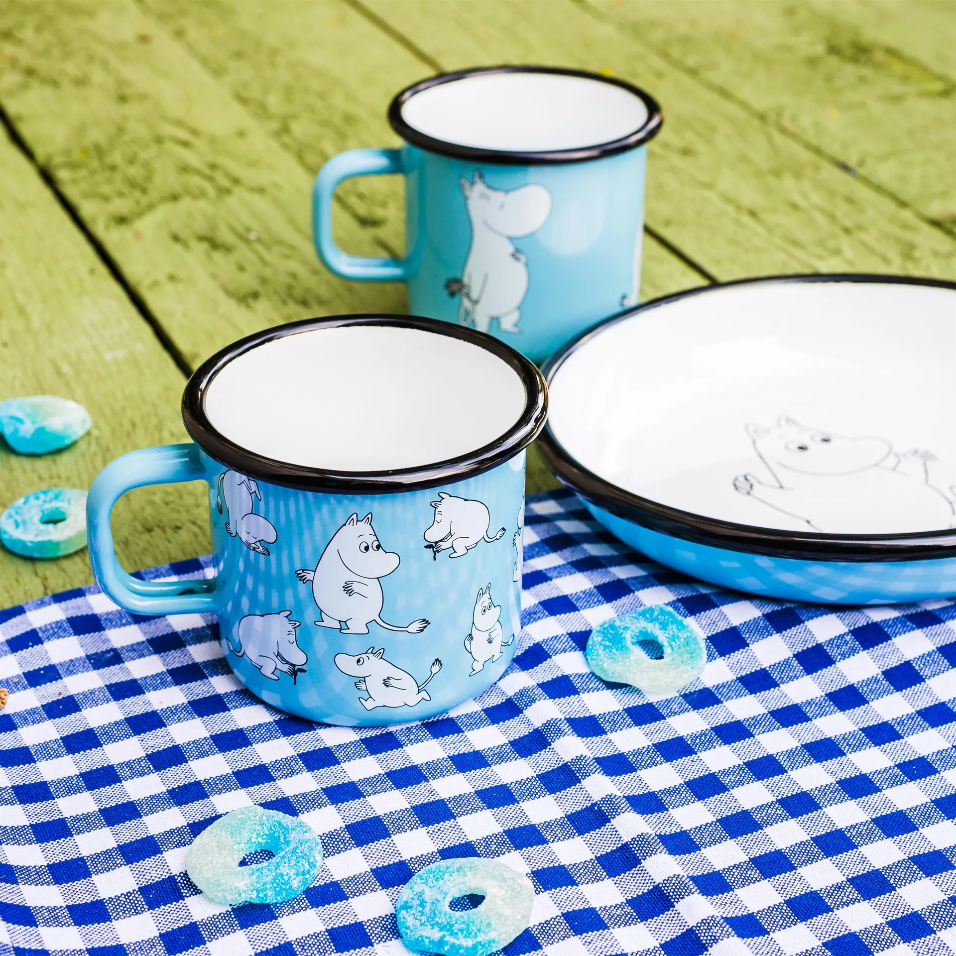 Taza esmaltada Mumin, 2,5 dl Muurla