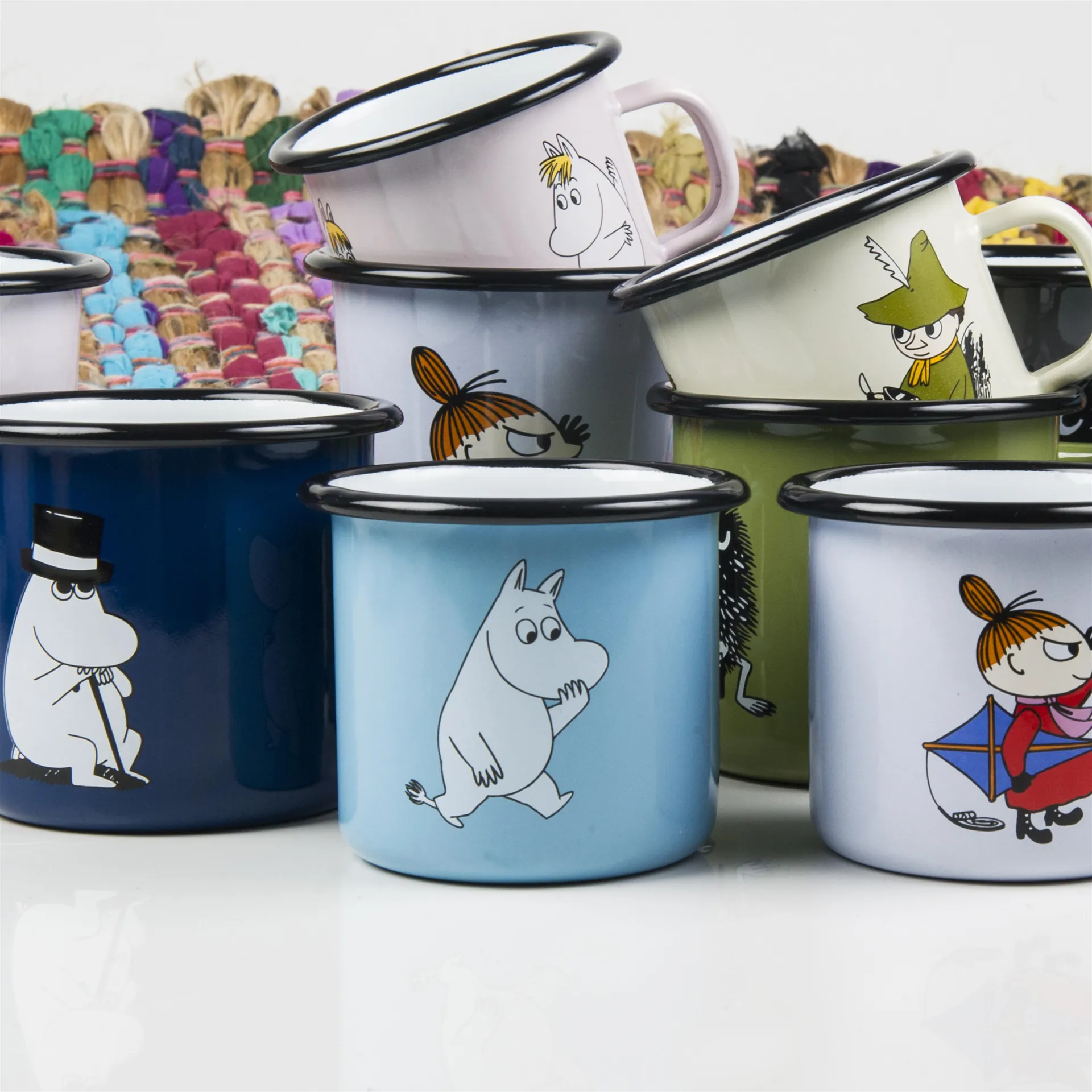 Taza esmaltada Mumin, 2,5 dl Muurla
