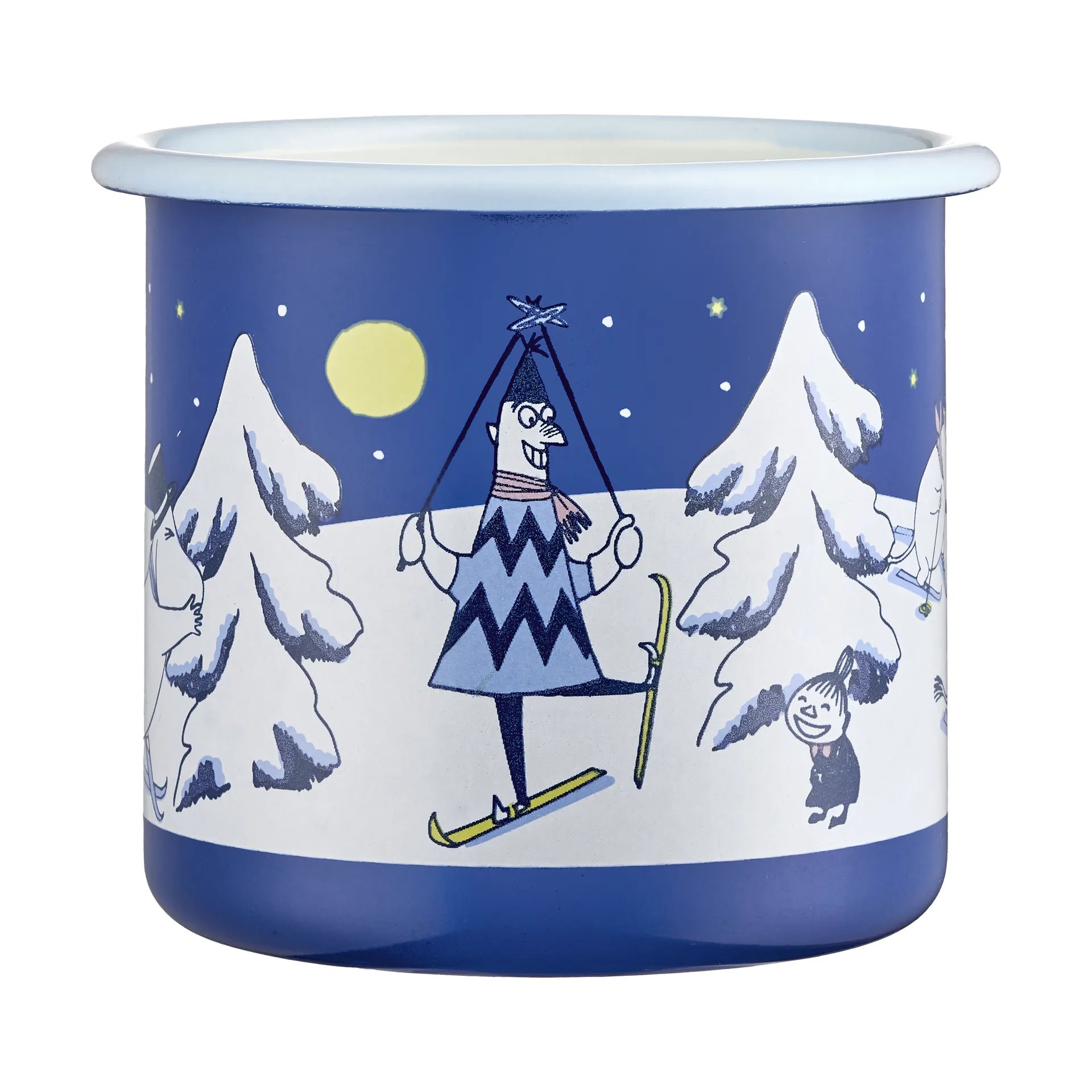 Taza esmaltada Mumin 37 cl, Noche estrellada Muurla