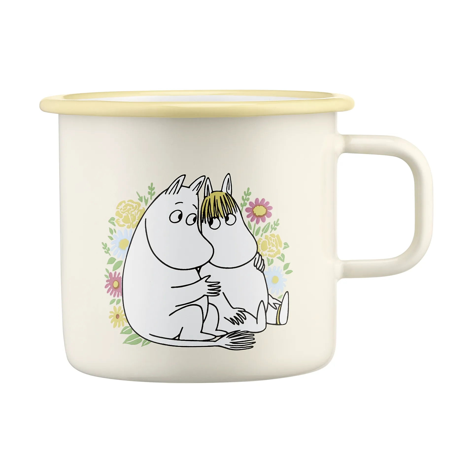 Taza esmaltada Mumin 55 cl, Flowers Muurla