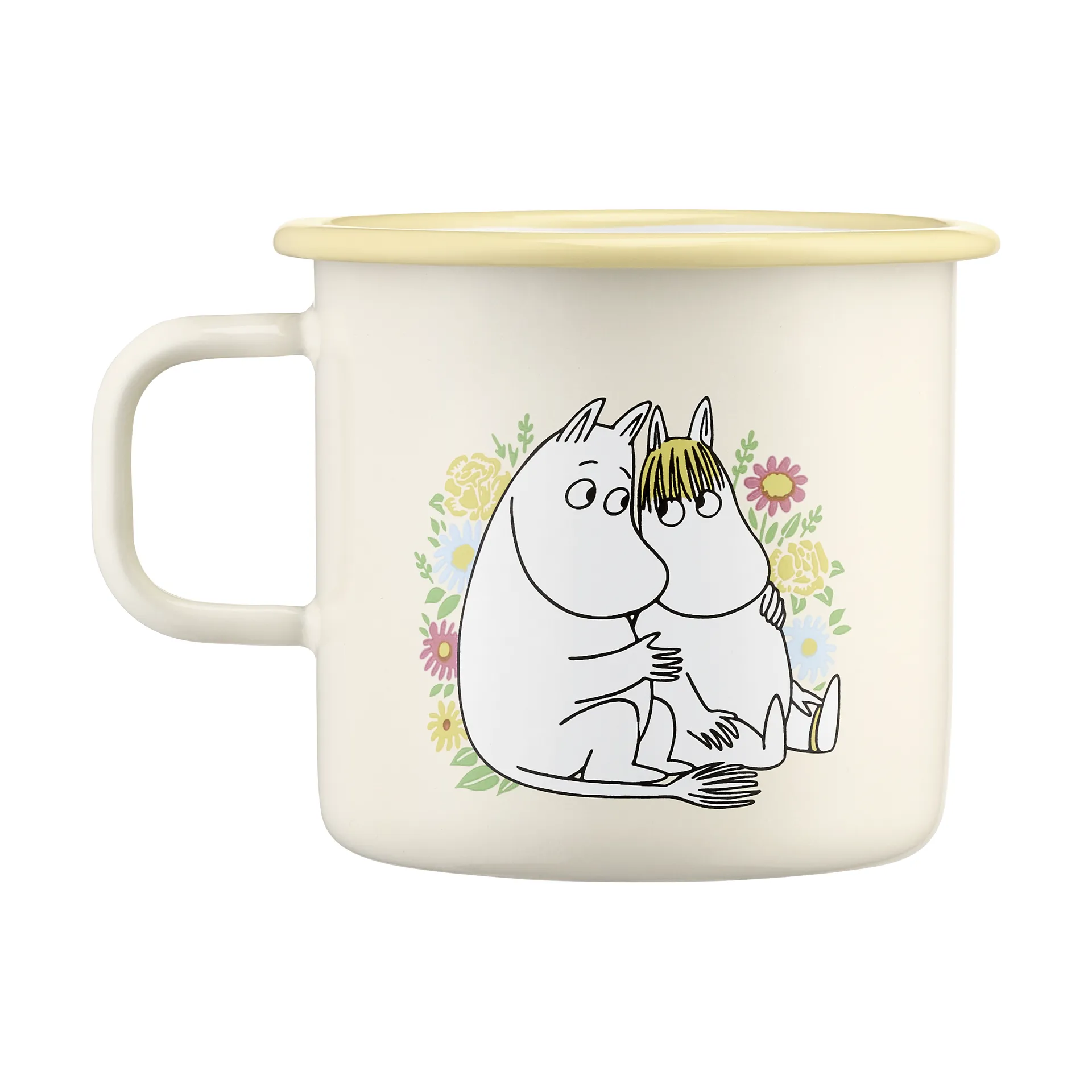 Taza esmaltada Mumin 55 cl, Flowers Muurla