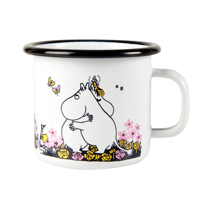 Taza esmaltada Mumin abrazo 25 cl - blanco - Muurla