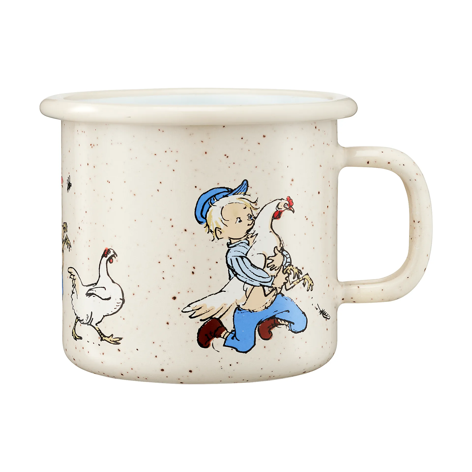 Taza esmaltada Otra vez Miguel 2,5 dl, Cluck Cluck Muurla