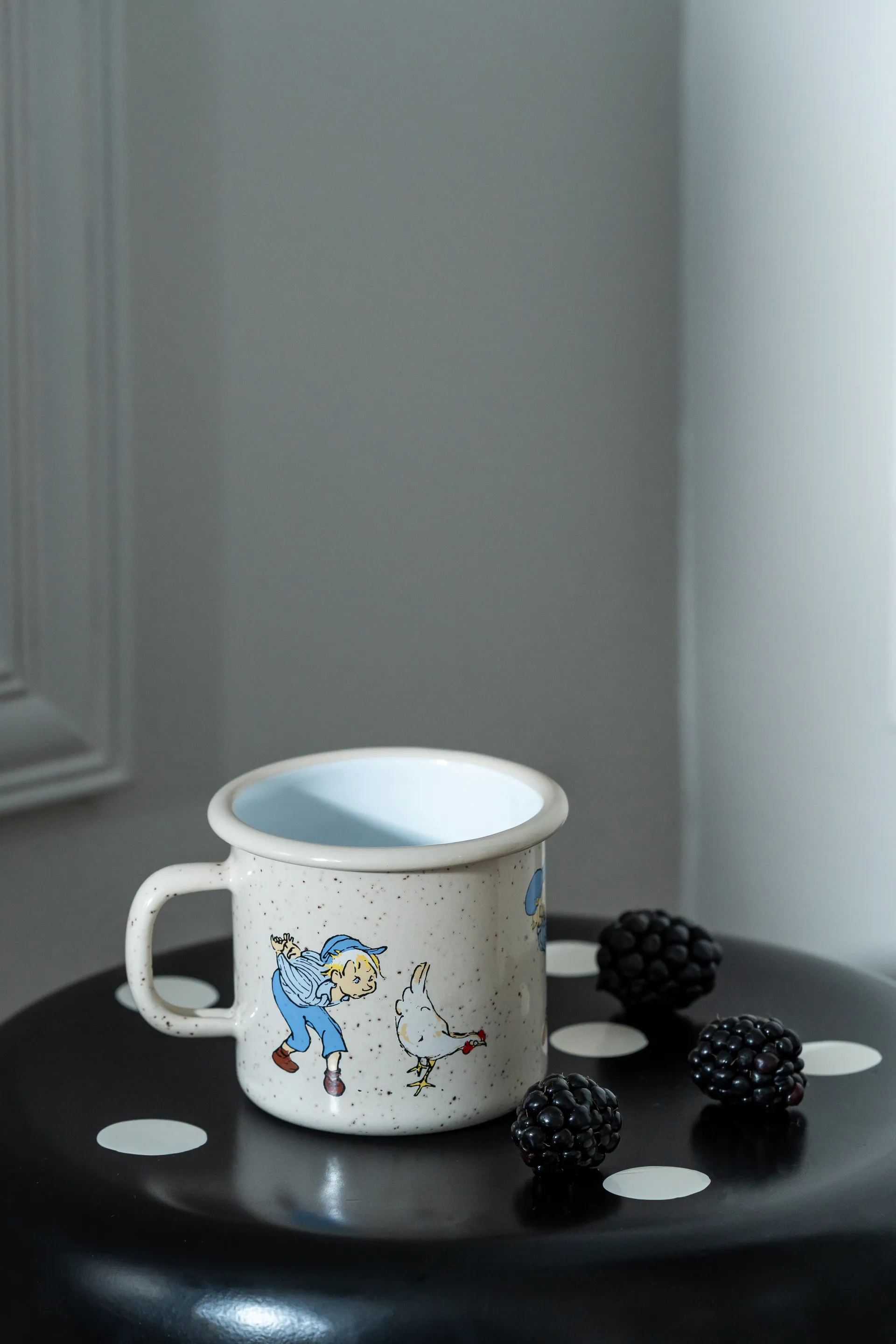 Taza esmaltada Otra vez Miguel 2,5 dl, Cluck Cluck Muurla