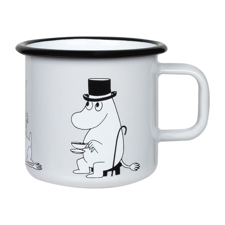 Taza esmaltada papá Moomin 37 cl - gris - Muurla