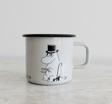 Taza esmaltada papá Moomin 37 cl - gris - Muurla