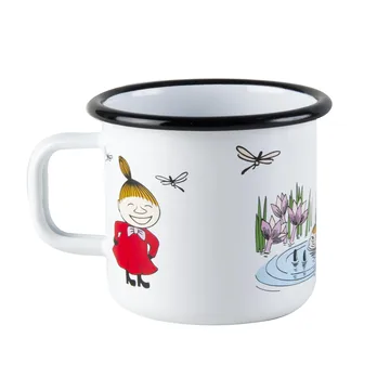 Taza esmaltada Pequeña My, blanco - 3,7 dl - Muurla