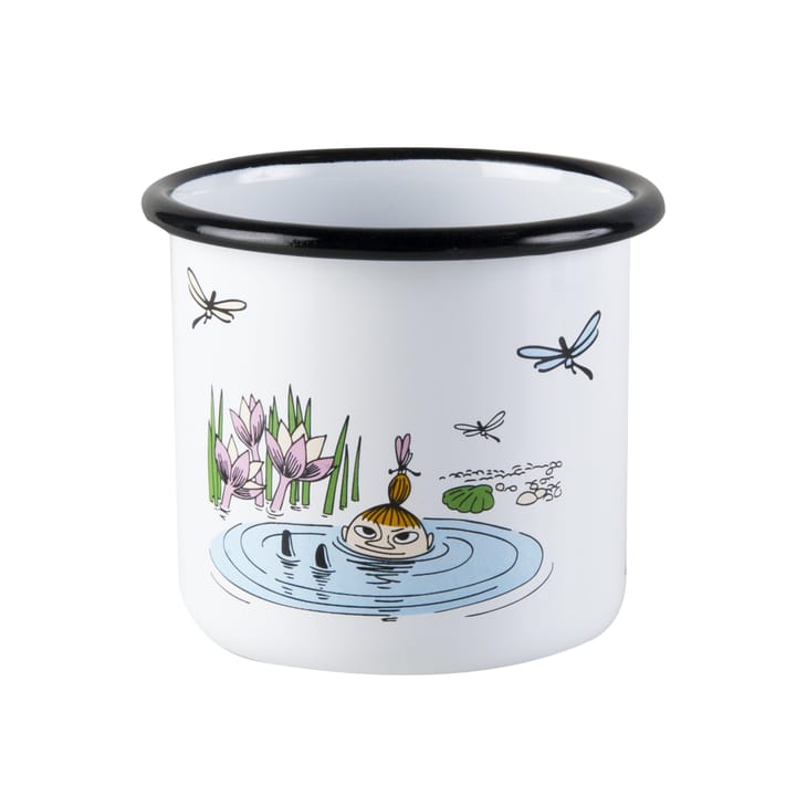 Taza esmaltada Pequeña My, blanco, 3,7 dl Muurla