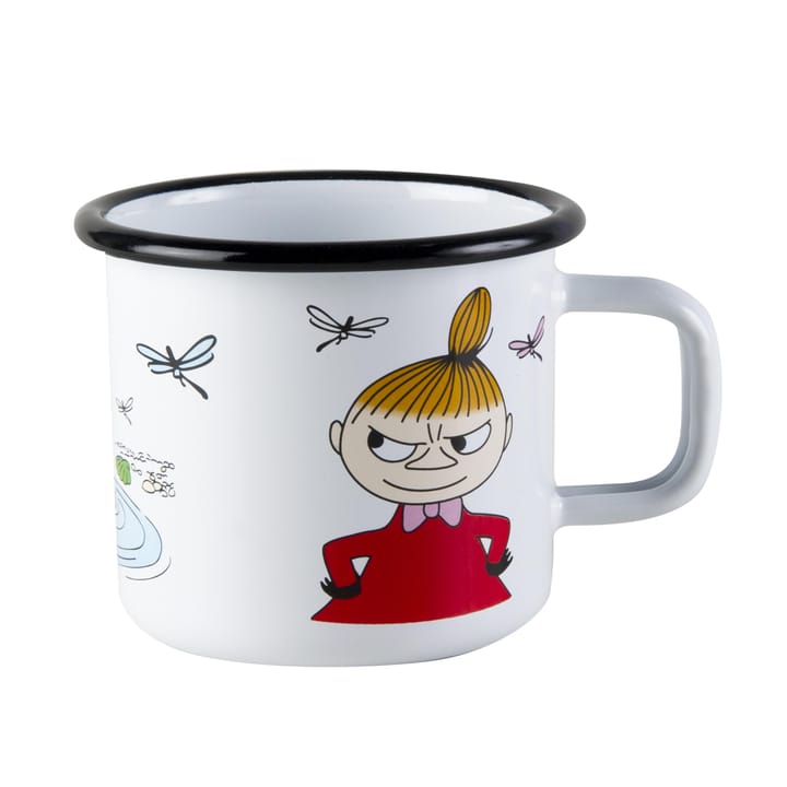 Taza esmaltada Pequeña My, blanco, 3,7 dl Muurla