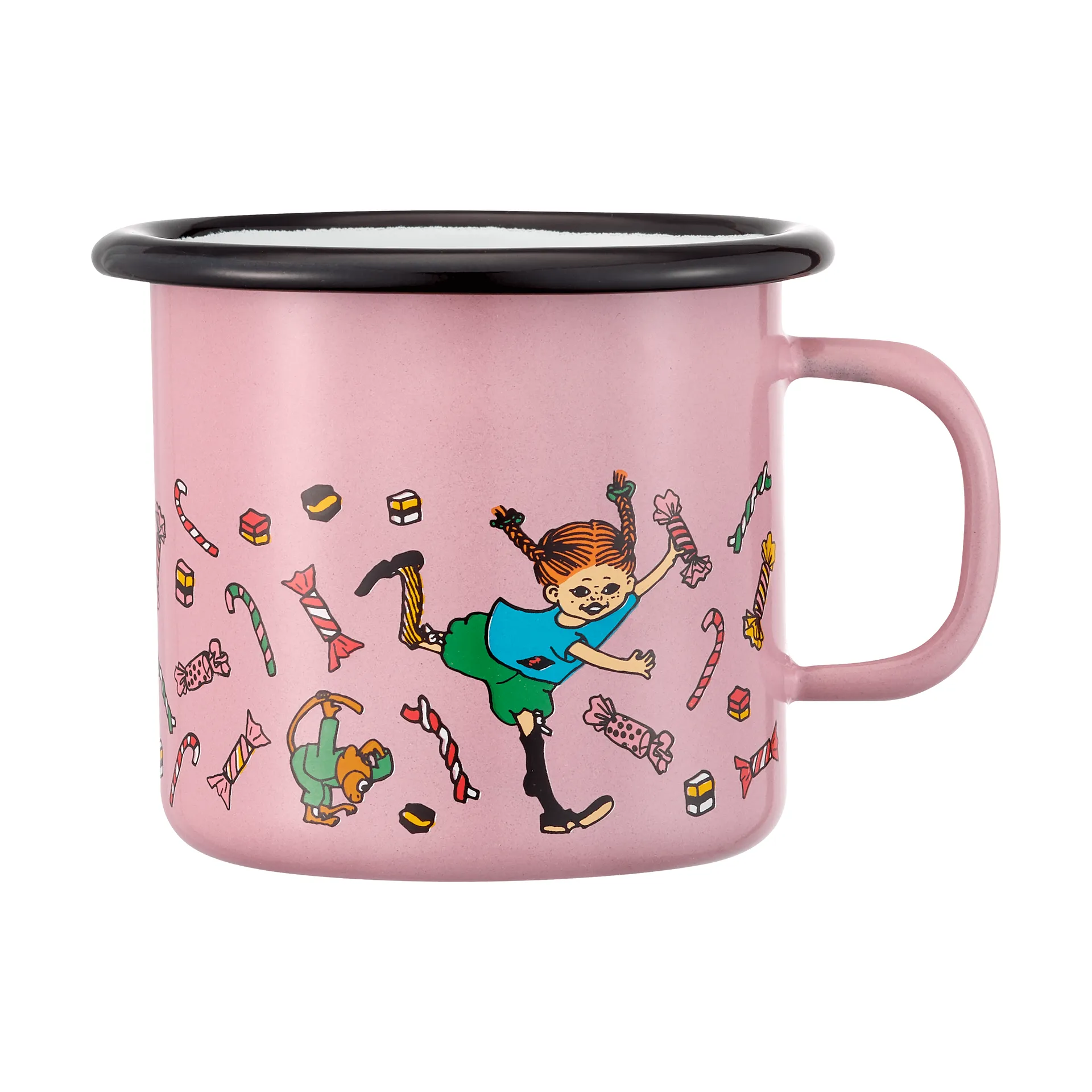 Taza esmaltada Pippi 2,5 dl, Candy Muurla