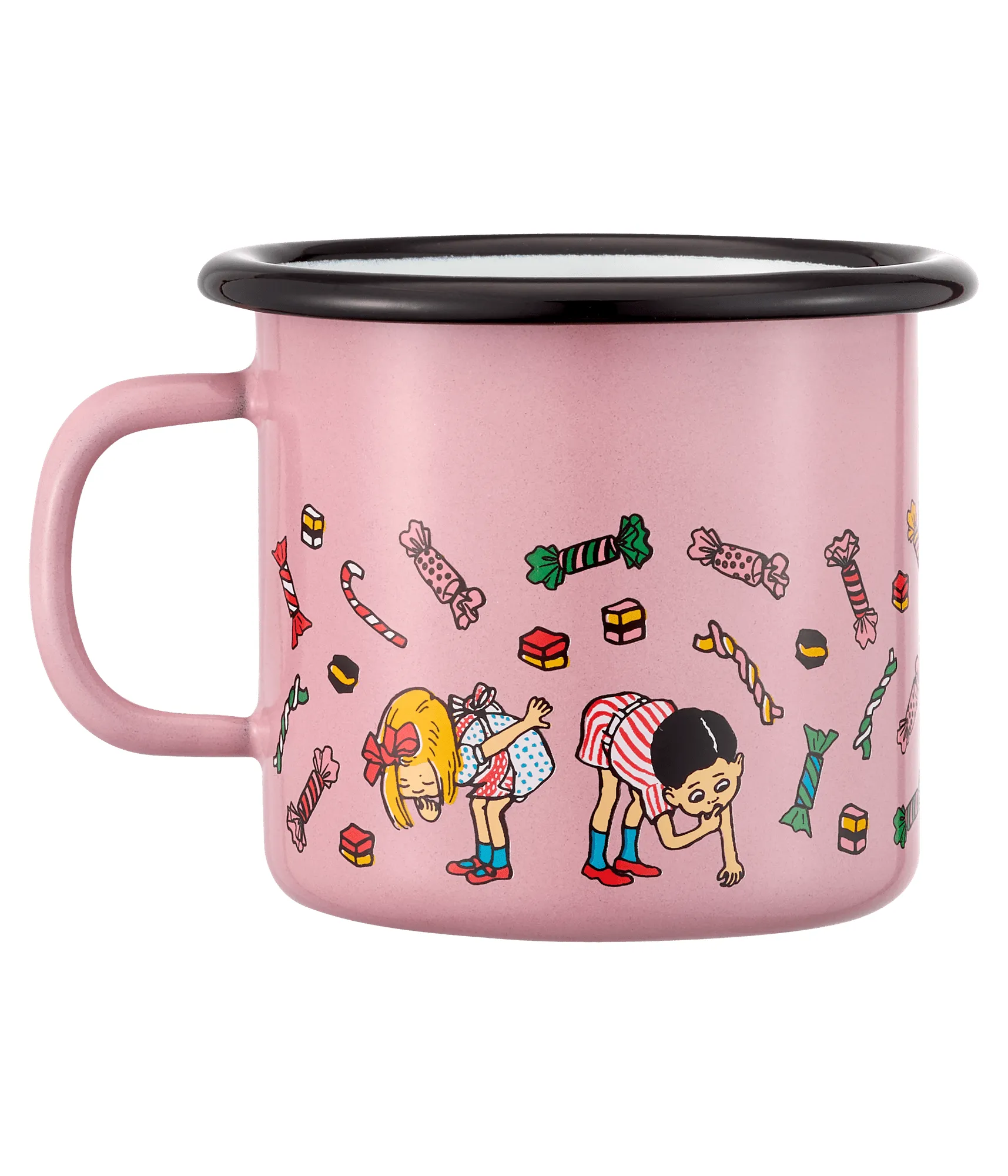 Taza esmaltada Pippi 2,5 dl, Candy Muurla