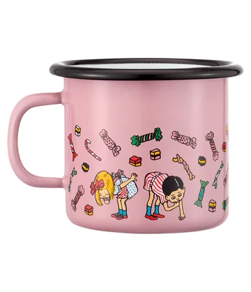 Taza esmaltada Pippi 2,5 dl - Candy - Muurla