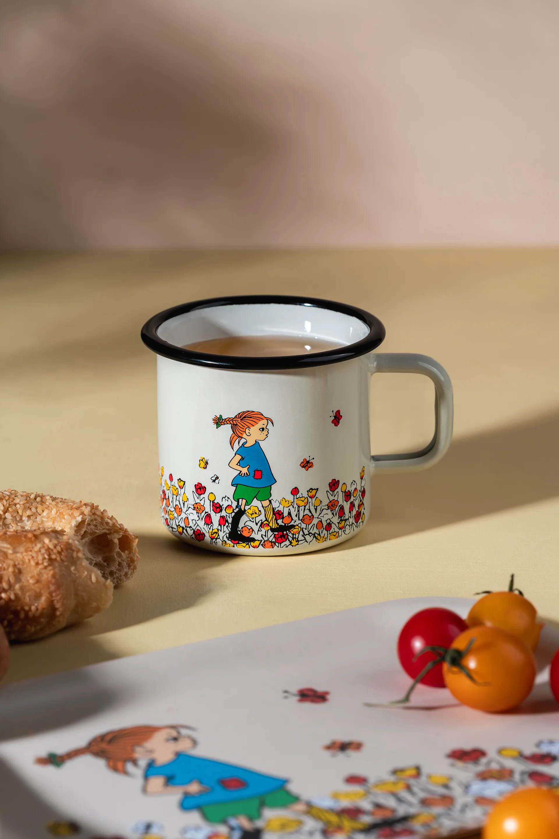 Taza esmaltada Pippi longstocking 3,7 dl, Be More Pippi Muurla