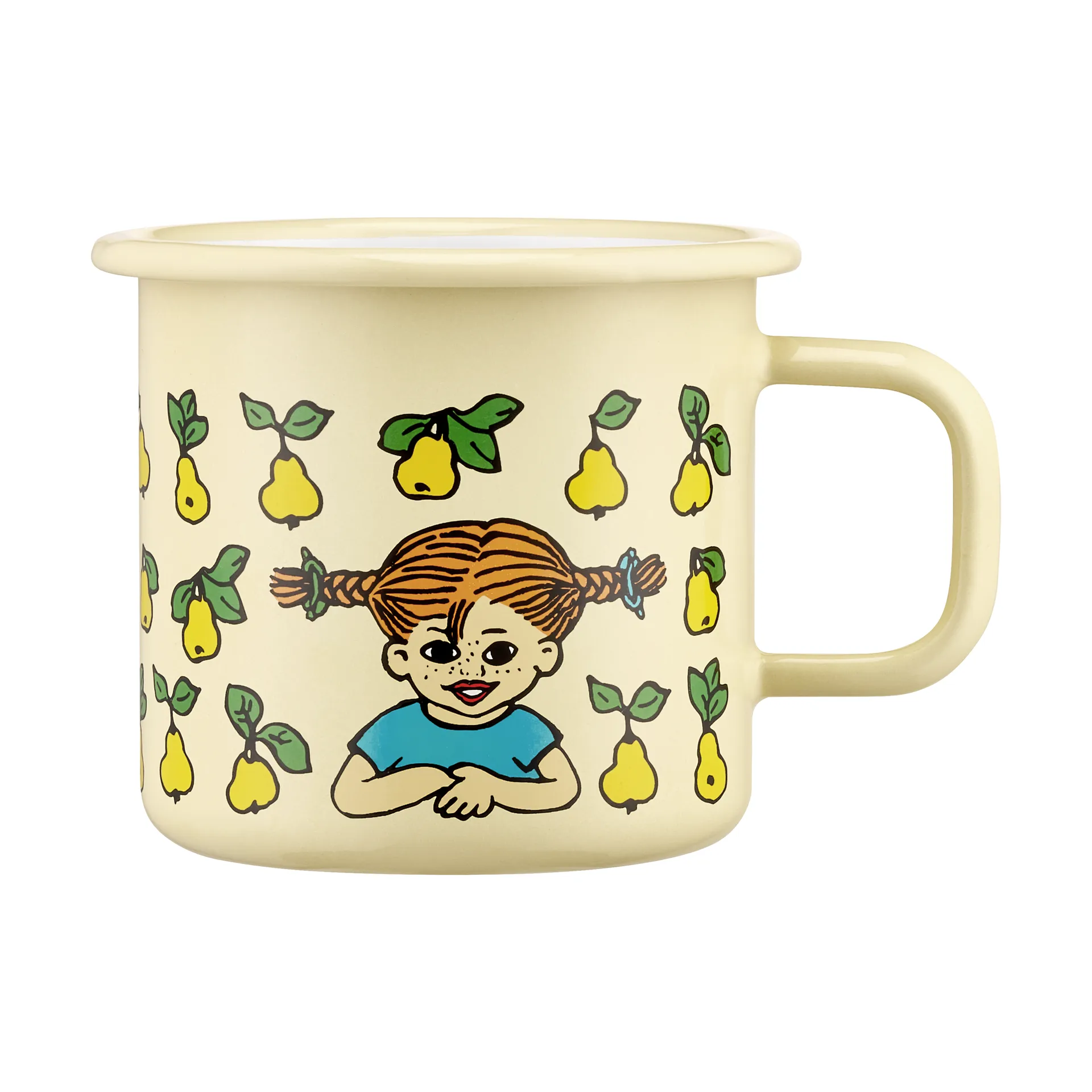 Taza esmaltada Pippi longstocking 3,7 dl, Fruits Muurla