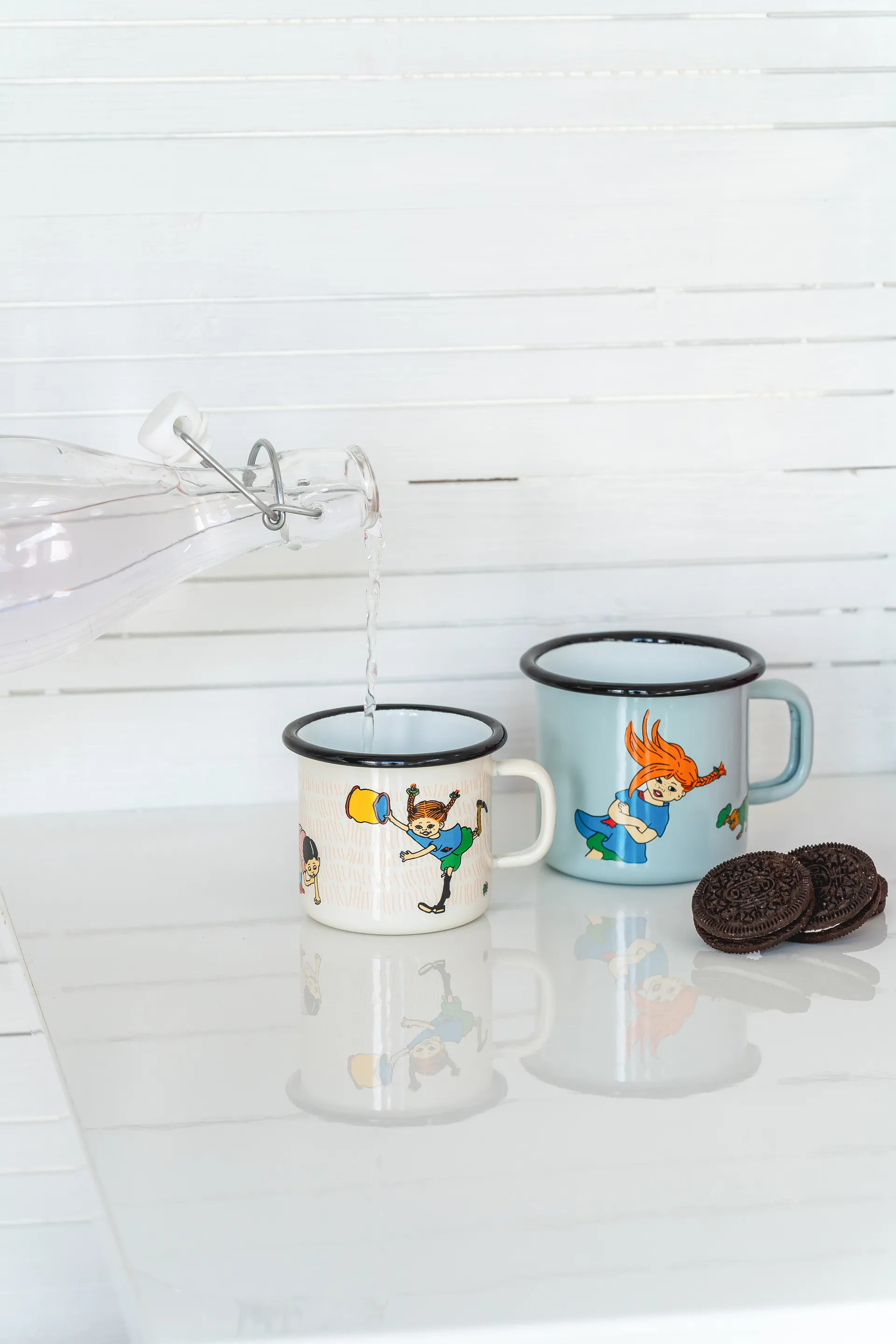 Taza esmaltada Pippi The Snirkle Hunt 25 cl, Multi Muurla