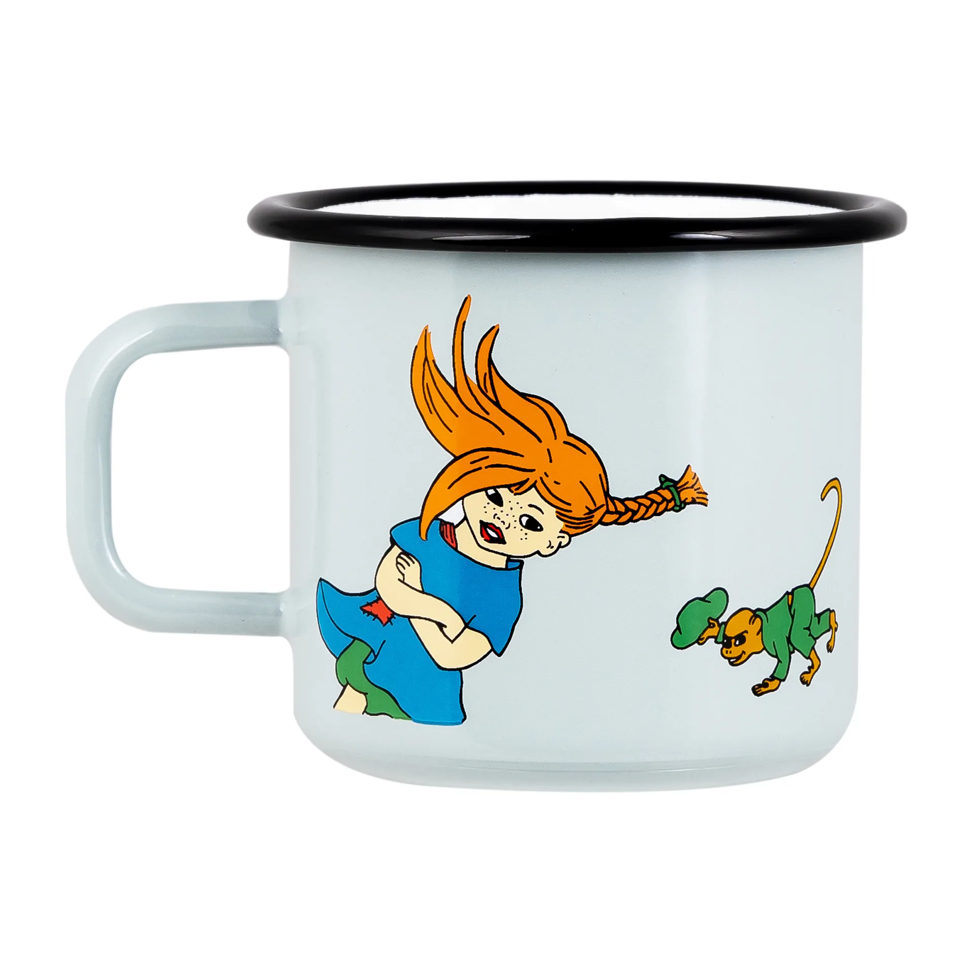 Taza esmaltada Pippi The Strongest Girl 37 cl, Multi Muurla