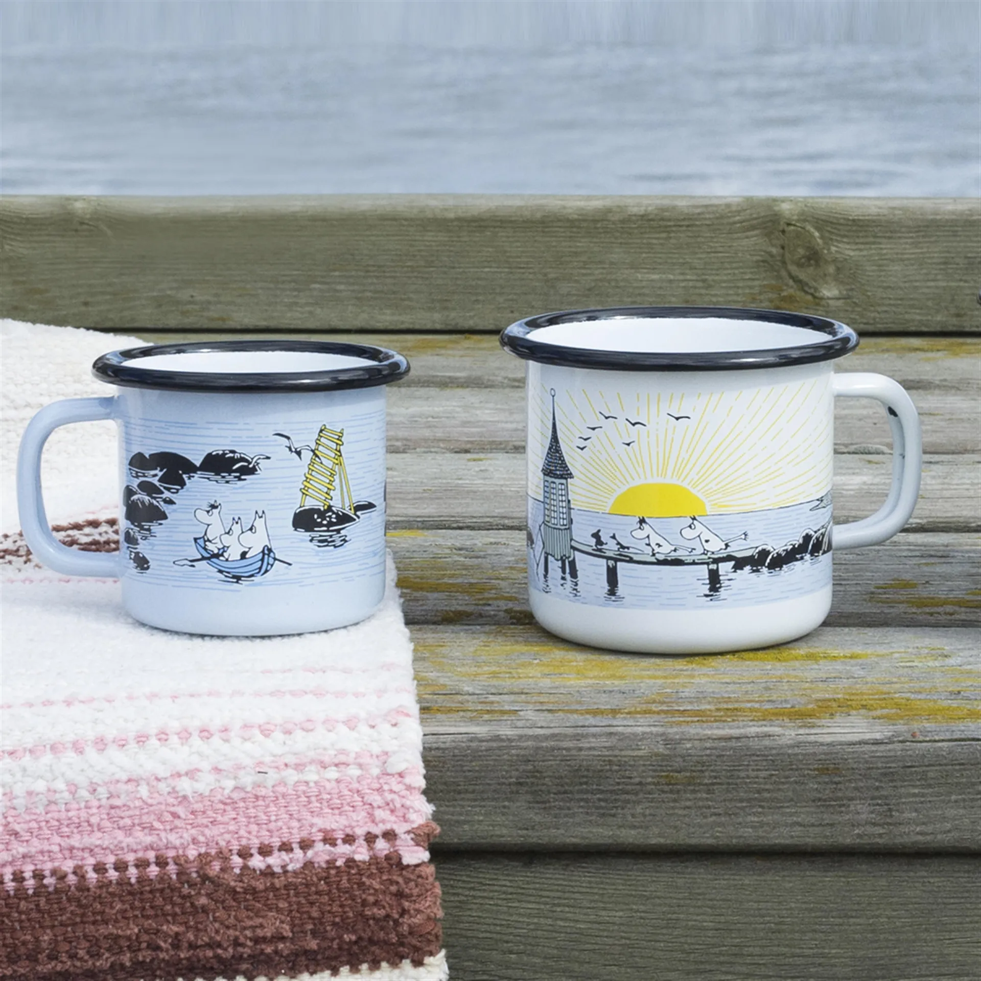 Taza esmaltada Summer Wind, 1,5 dl Muurla