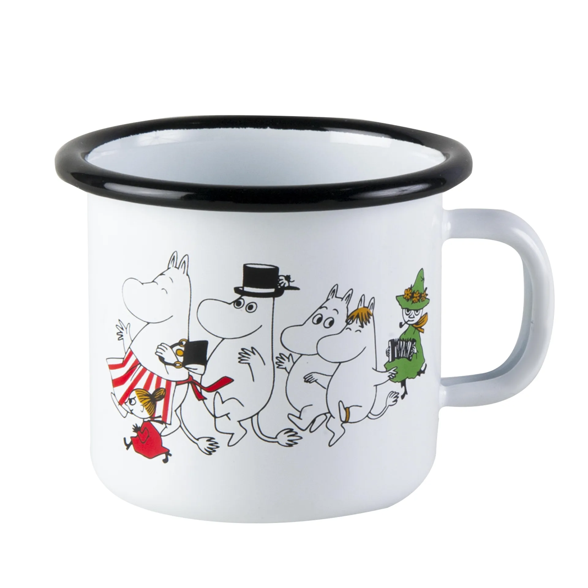 Taza esmaltada Valle Mumin, 2,5 dl Muurla