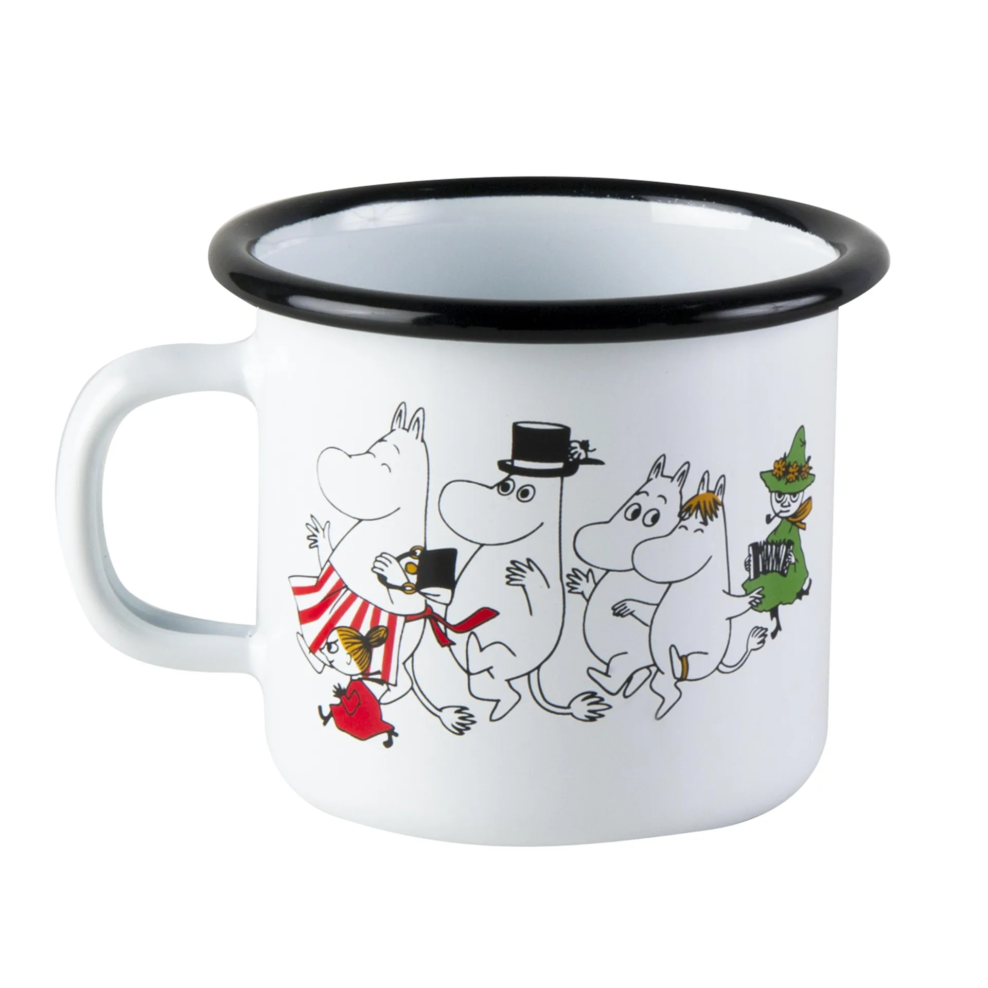 Taza esmaltada Valle Mumin, 2,5 dl Muurla