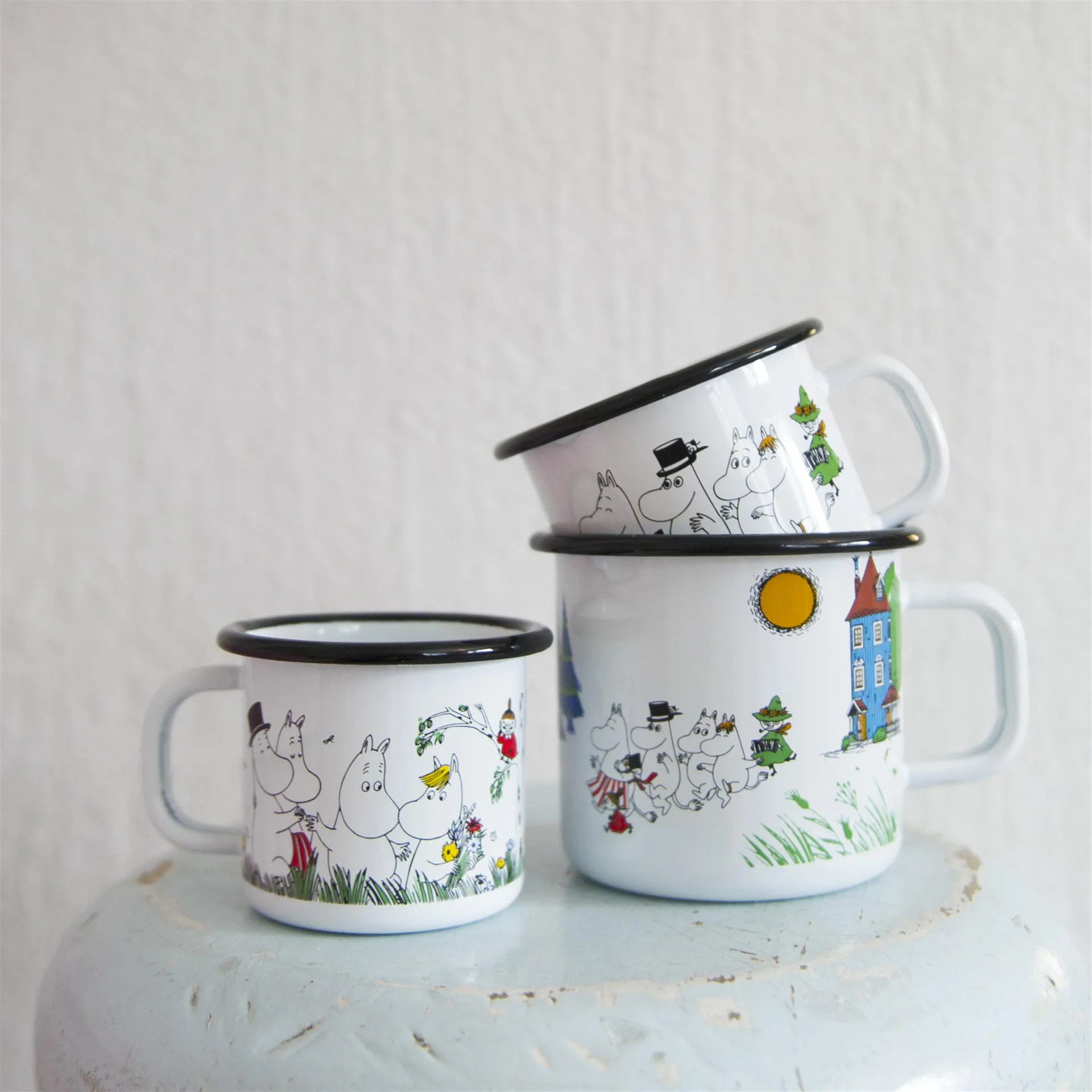 Taza esmaltada Valle Mumin, 2,5 dl Muurla