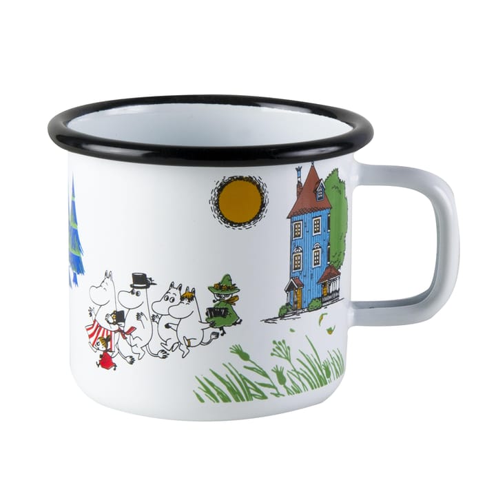 Taza esmaltada Valle Mumin, 3,7 dl Muurla