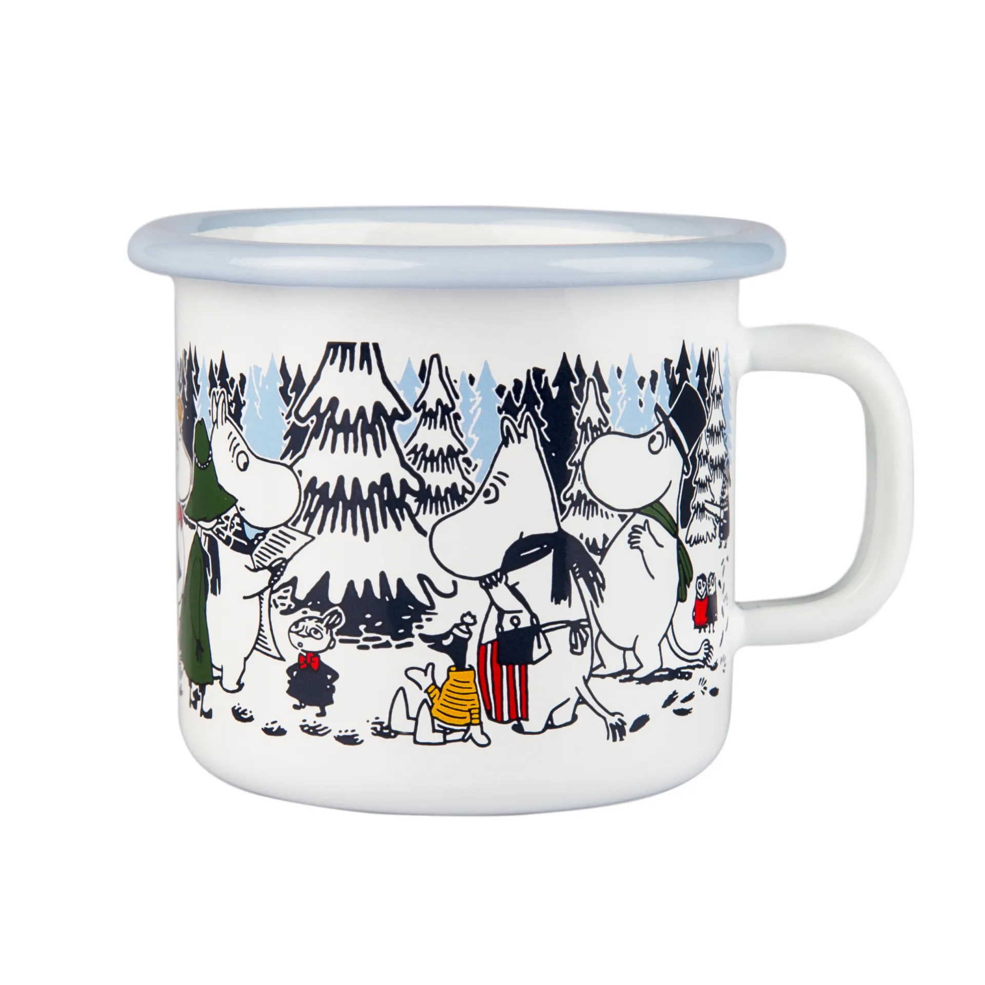 Taza esmaltada Winter forest, 2,5 dl Muurla