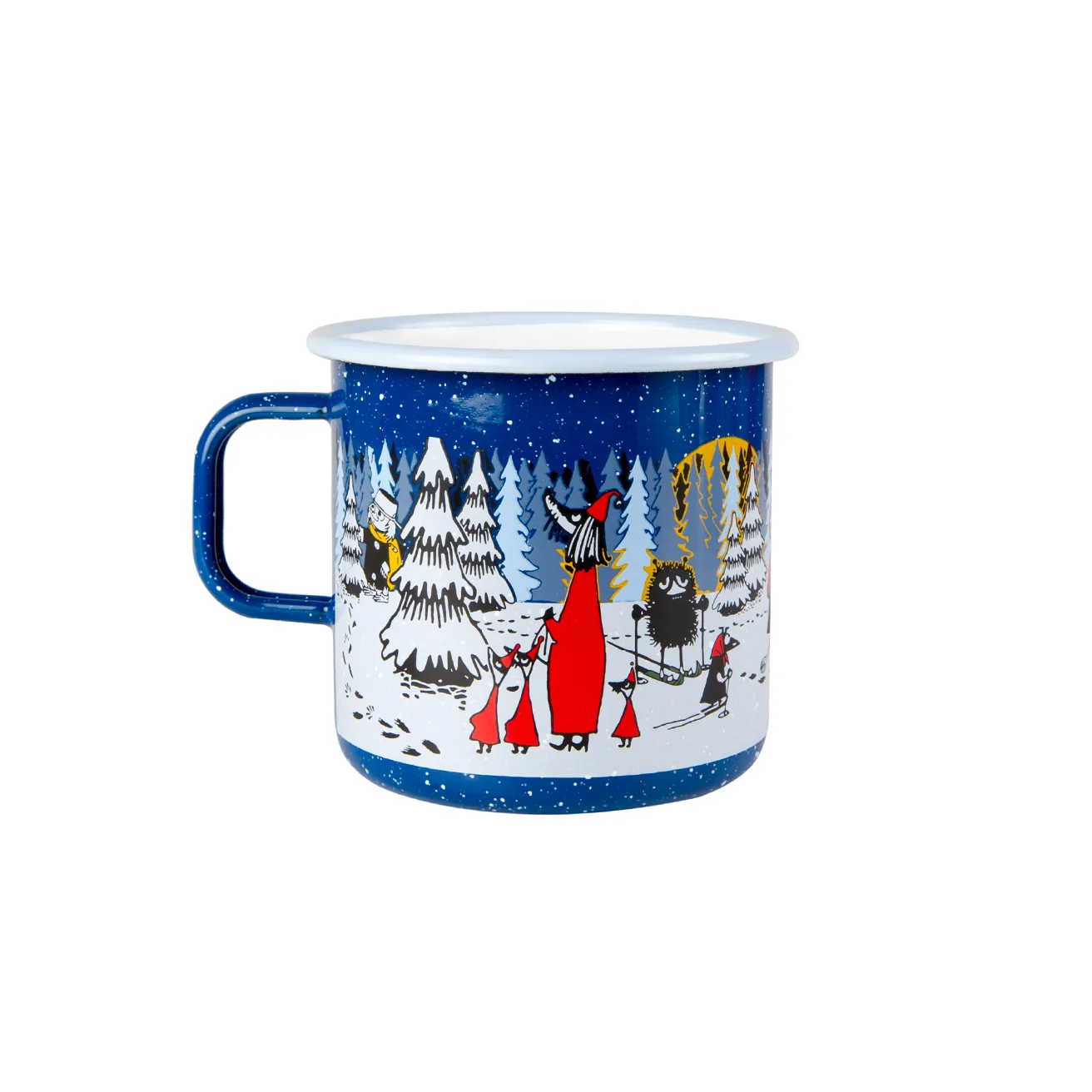 Taza esmaltada Winter forest, 8 dl Muurla