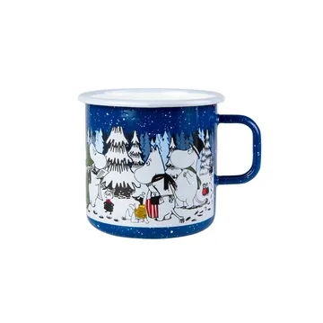 Taza esmaltada Winter forest - 8 dl - Muurla