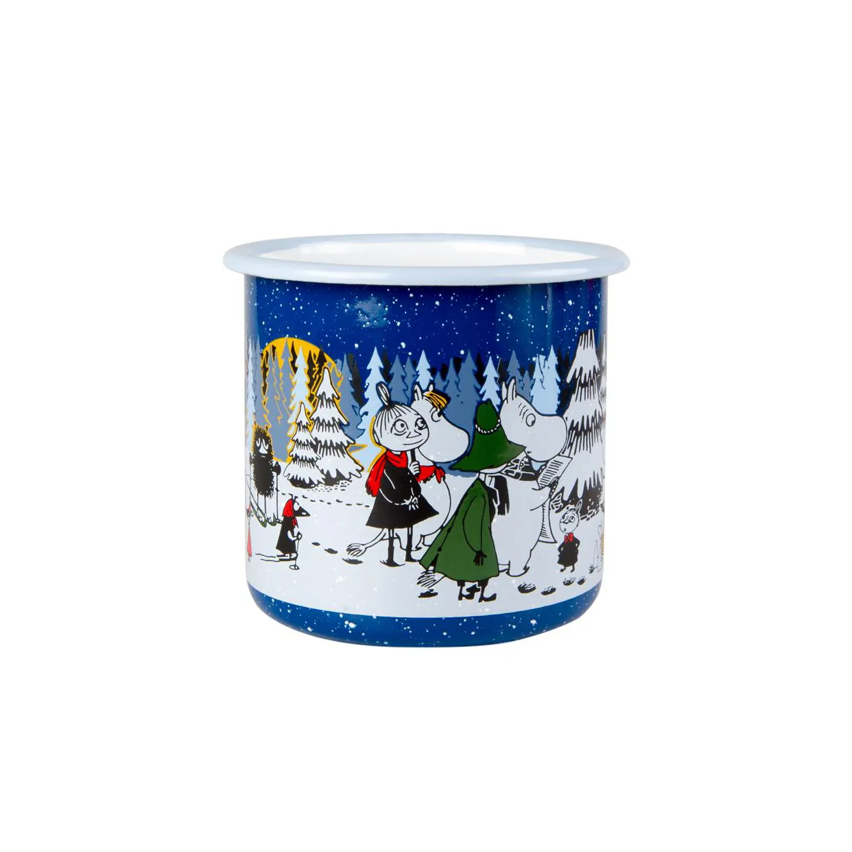Taza esmaltada Winter forest, 8 dl Muurla