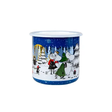 Taza esmaltada Winter forest - 8 dl - Muurla