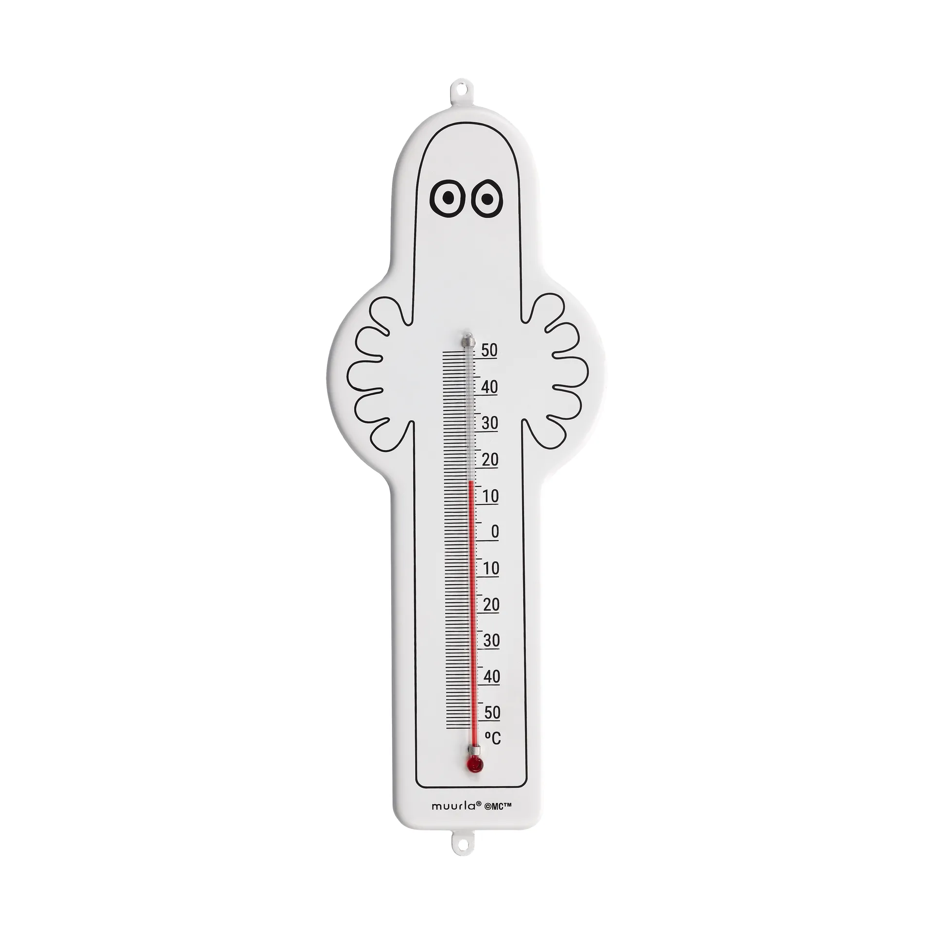 Termómetro Hattifnattarna, Galvanizado, 25 cm Muurla