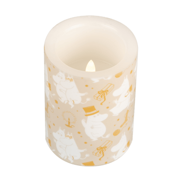 Vela gruesa LED Moomin 10 cm - Sparkling stars - Muurla