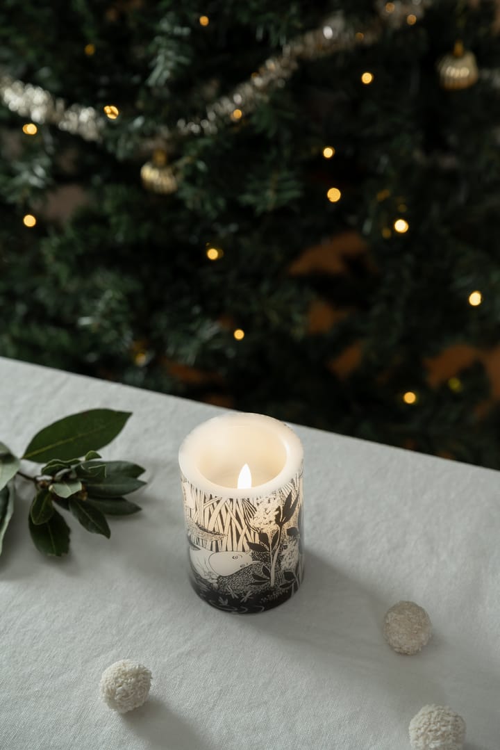 Vela gruesa LED Moomin 10 cm, The pond Muurla