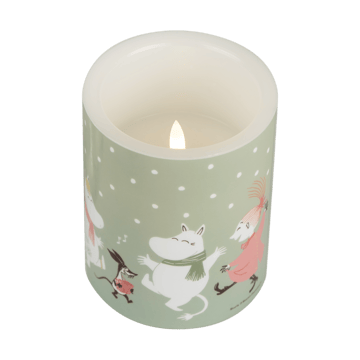 Vela gruesa LED Moomin 12,5 cm - Festive spirits - Muurla