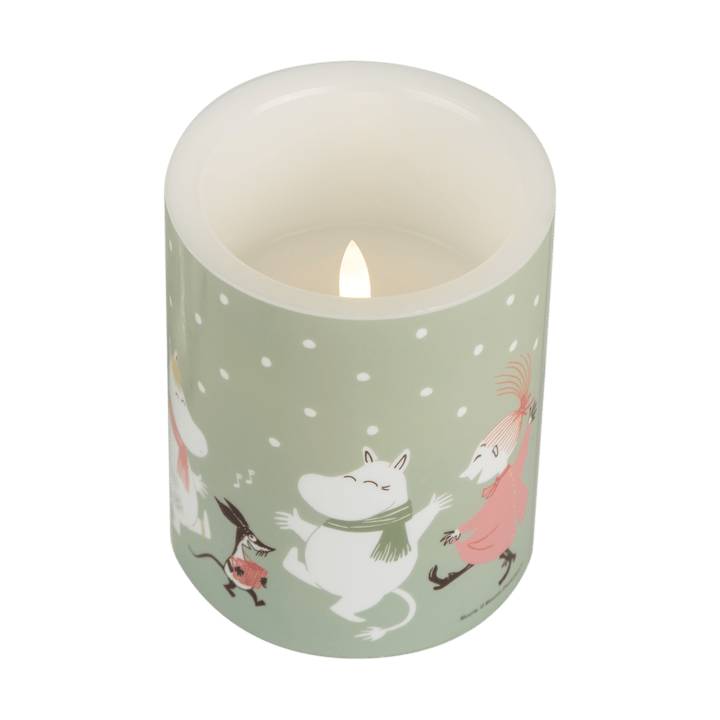 Vela gruesa LED Moomin 12,5 cm, Festive spirits Muurla