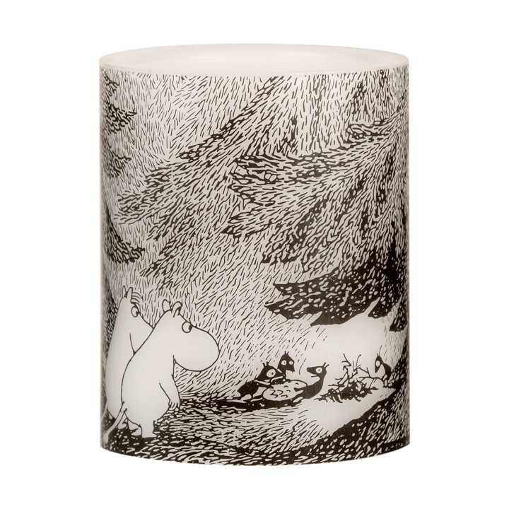 Vela gruesa LED Moomin 12,5 cm - Under the trees - Muurla