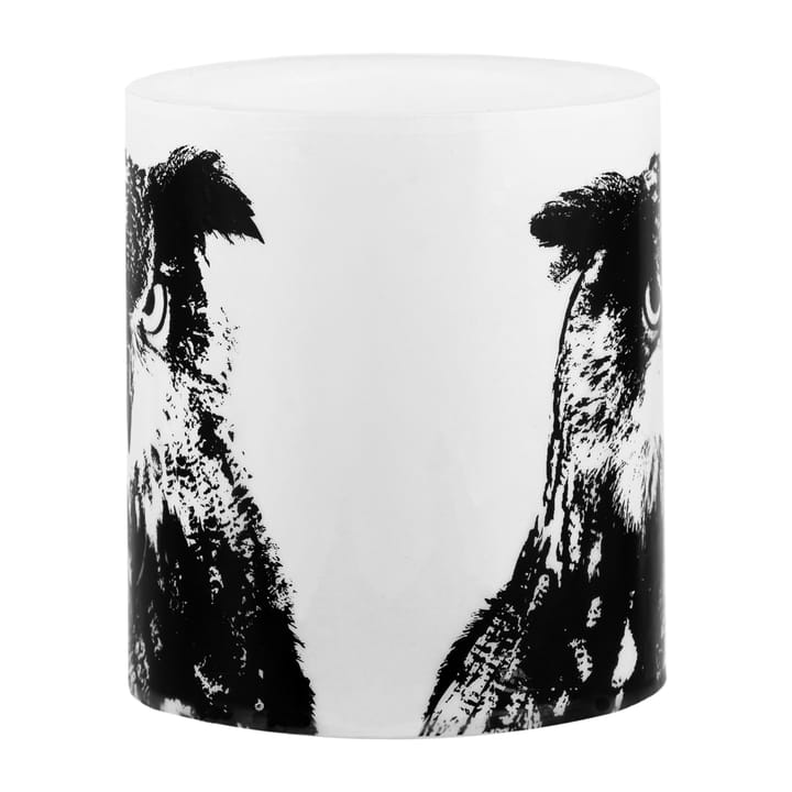 Vela gruesa Nordic The Eagle Owl 12 cm - blanco-negro - Muurla