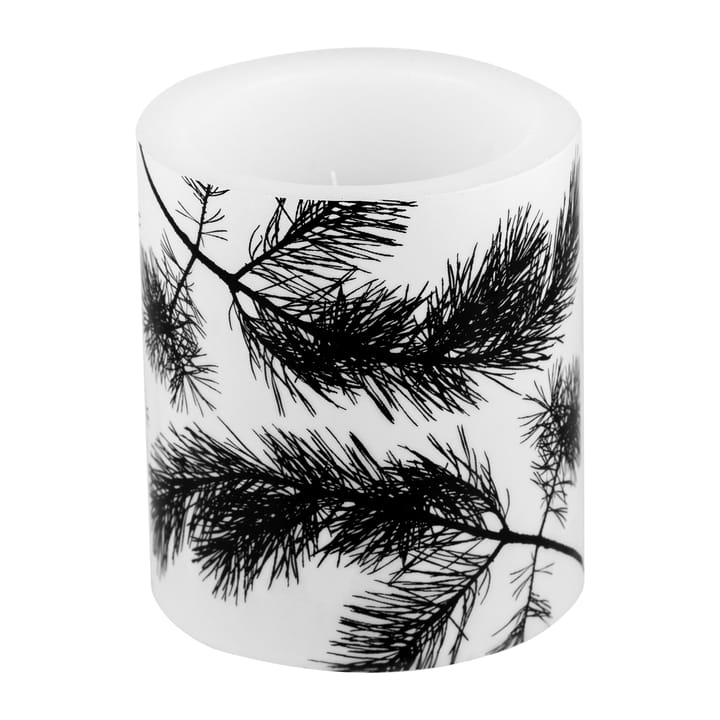 Vela gruesa Nordic The Pine 12 cm - blanco-negro - Muurla
