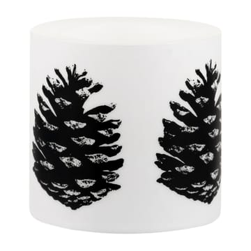 Vela gruesa Nordic The Pine Cone 8 cm - blanco-negro - Muurla