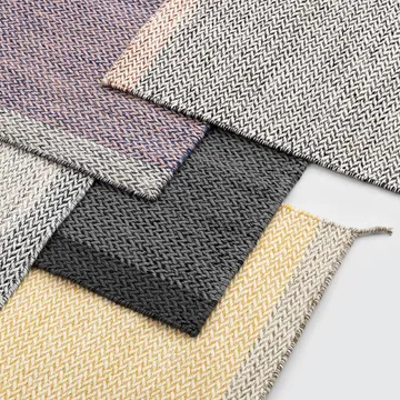Alfombra de lana Ply 170x240 cm - amarillo - Muuto