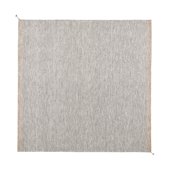 Alfombra de lana Ply 240x240 cm - Black-white - Muuto